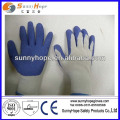 10G latex crinkle finish coated working gloves